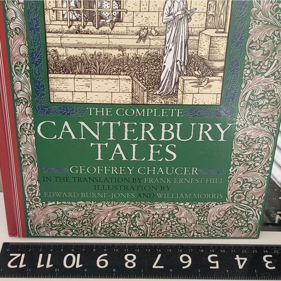 Book Complete Canterbury Tales Geoffrey Chaucer Giftable #527 - Picture 15 of 16